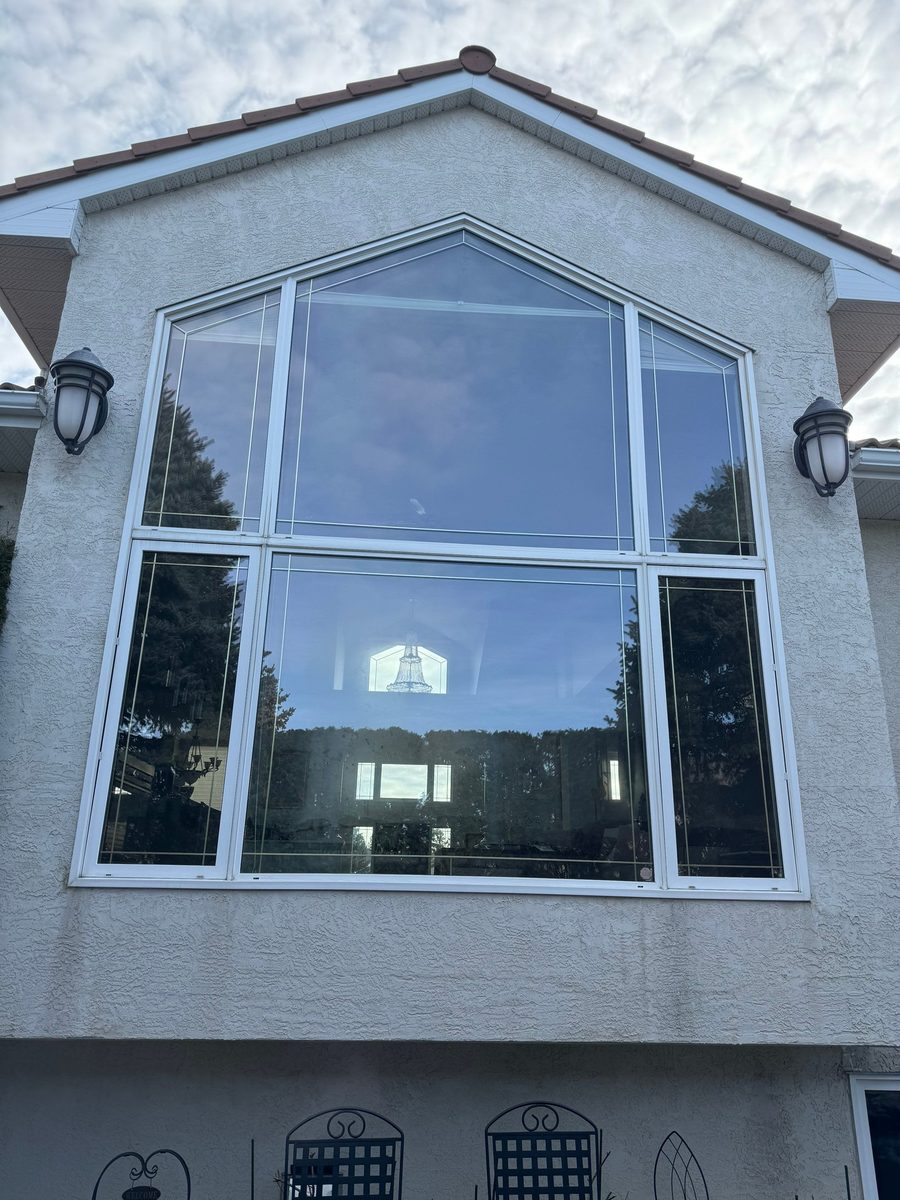 Before: old window exterior