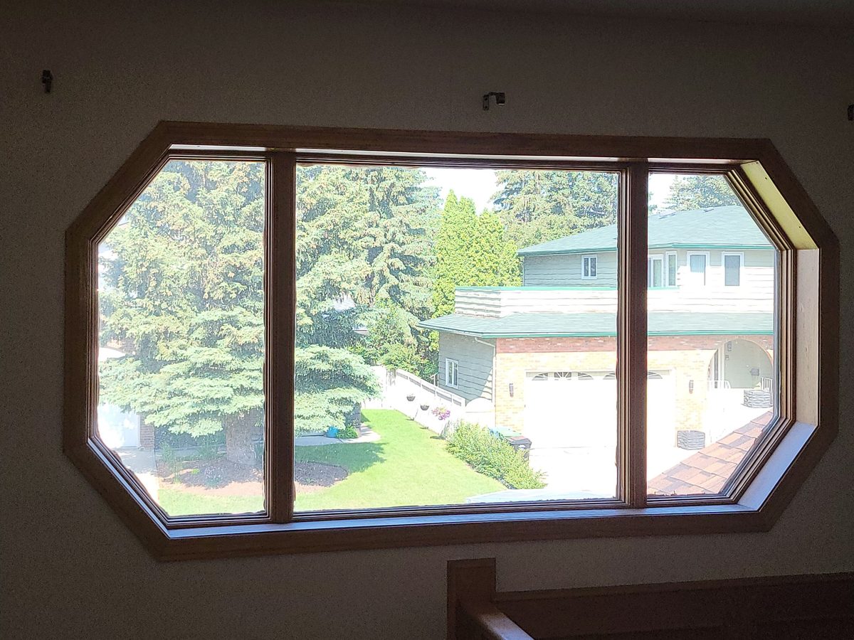 Before: old window from inside