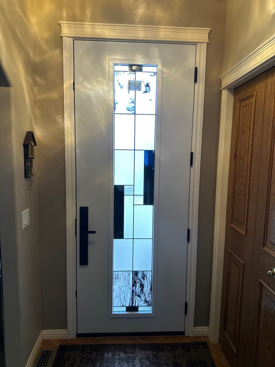 After: new door from inside
