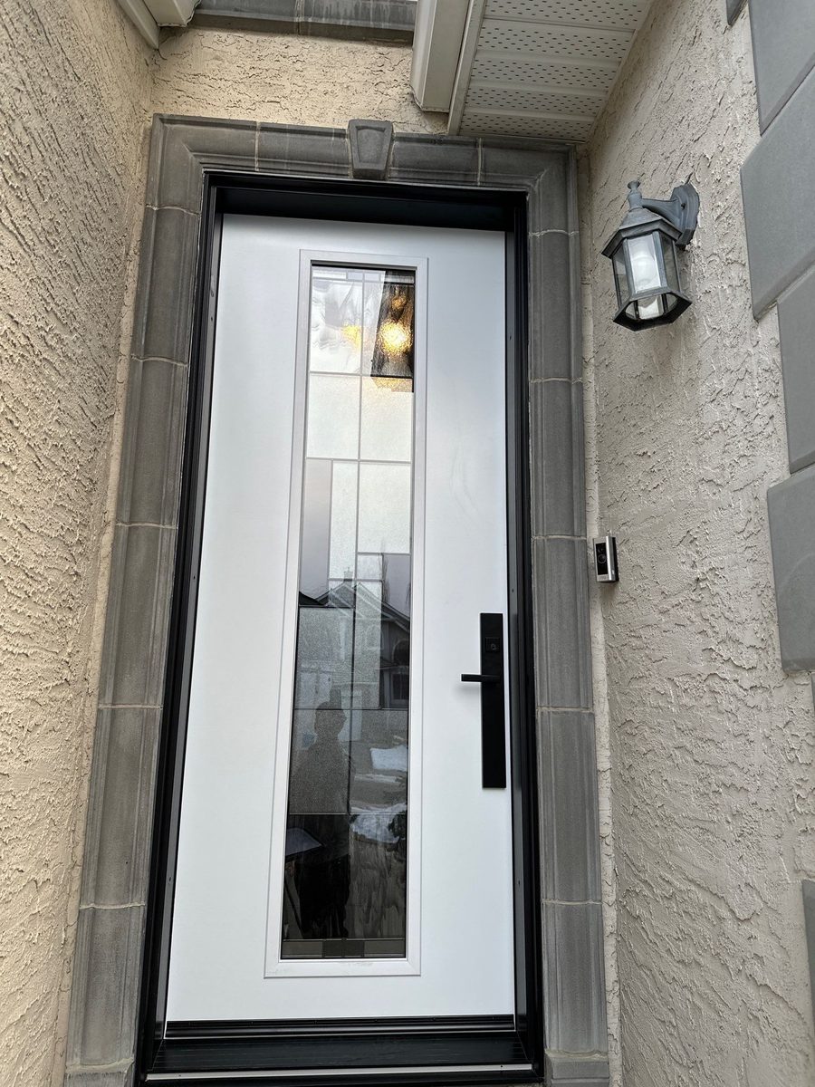 After: new door exterior