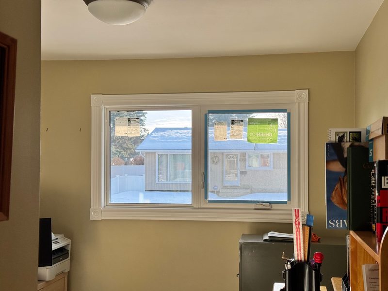 New casement windows exterior view