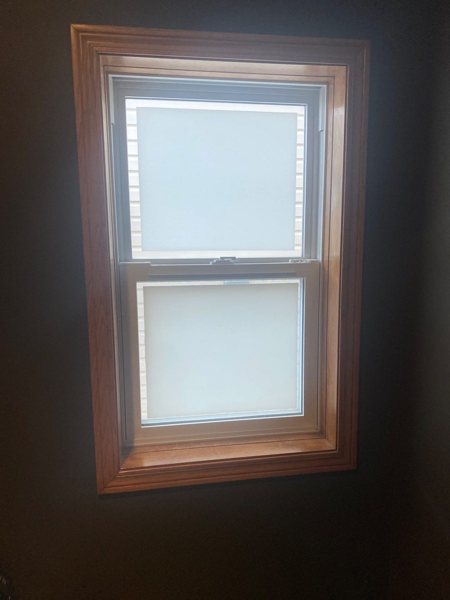 Hung window installed